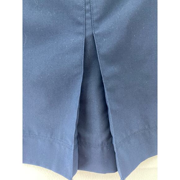Swing‎ Bette & Court Navy Blue Box Pleat Golf Stretch Navy Skort Sz 8 - Picture 5 of 7